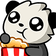 PopcornPandaForPoorPpl emote