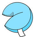 7537lightbluefortunecookie Emote