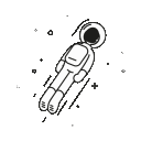3AstronautInSpace emote