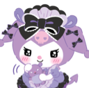 kuromi02_mini emote