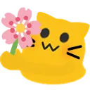 flowercat Emote