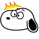 snoopy_shocked emote