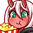 ZeroTwo_Popcorn Emote