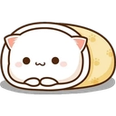 catPeachBurrito emote
