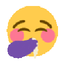 Sucking emote