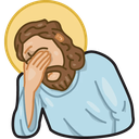 jesusfacepalm emote