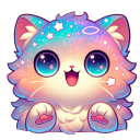 3ExcitedGalacticCat Emote