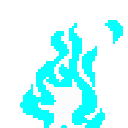 Ek_Cyan_Fire Emote