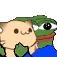 PeepoWithKitty Emote