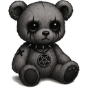 Gothic_teddybear emote