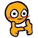 flushedShy Emote
