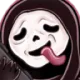 ghostfacetongue Emote