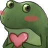 FrogHeart emote