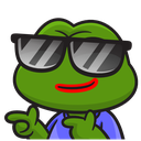 3449pepesunglasses emote