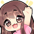 chibigurlwaveshaiiiw emote