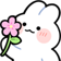 93078bunnyflower Emote