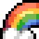 rainbow emote