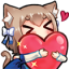 NekoHeart emote