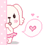PuppyPeeking emote
