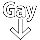 Gay_arrow_down emote