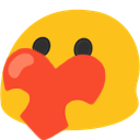 blobheart emote