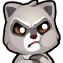 RaccoonAngry128x128 emote