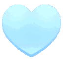 waifubluebounceheart emote