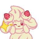 AlcremieWink emote