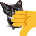 thumbs_down_cat emote