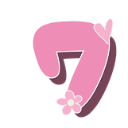 pinksevenheartflower7 emote