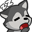 wolfsleepy emote