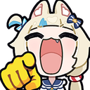 V_SabaPointLaugh emote