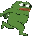 pepeNarutoRun emote
