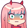 ZeroTwoScared emote