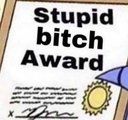 StupidBitchAward emote