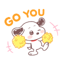 snoopy_cheer emote