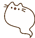 3127pusheenghost emote