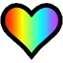rainbowheart emote